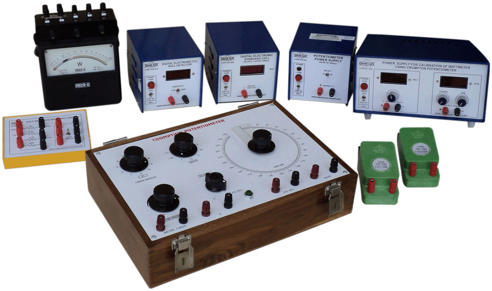 Calibration of Wattmeter using crompton potentiometers