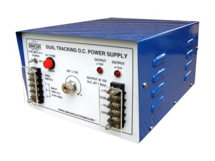 Fixed Output Power Supplies (Modular) (Dual Tracking Linear I.C. Power Supplies) (±15 V TO ±1.5 V; 2 Amp.)