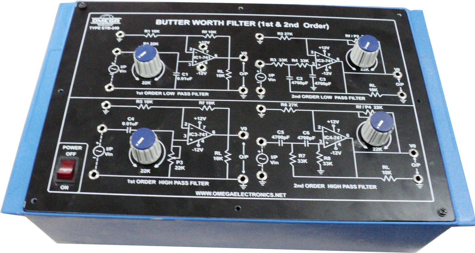 Butter Worth Filter (1st & 2nd Order)