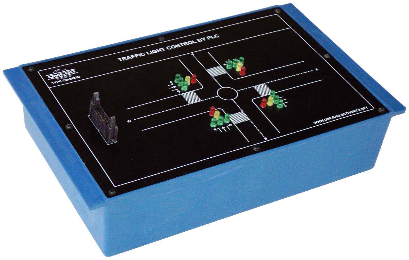 Traffic Light Control by PLC.