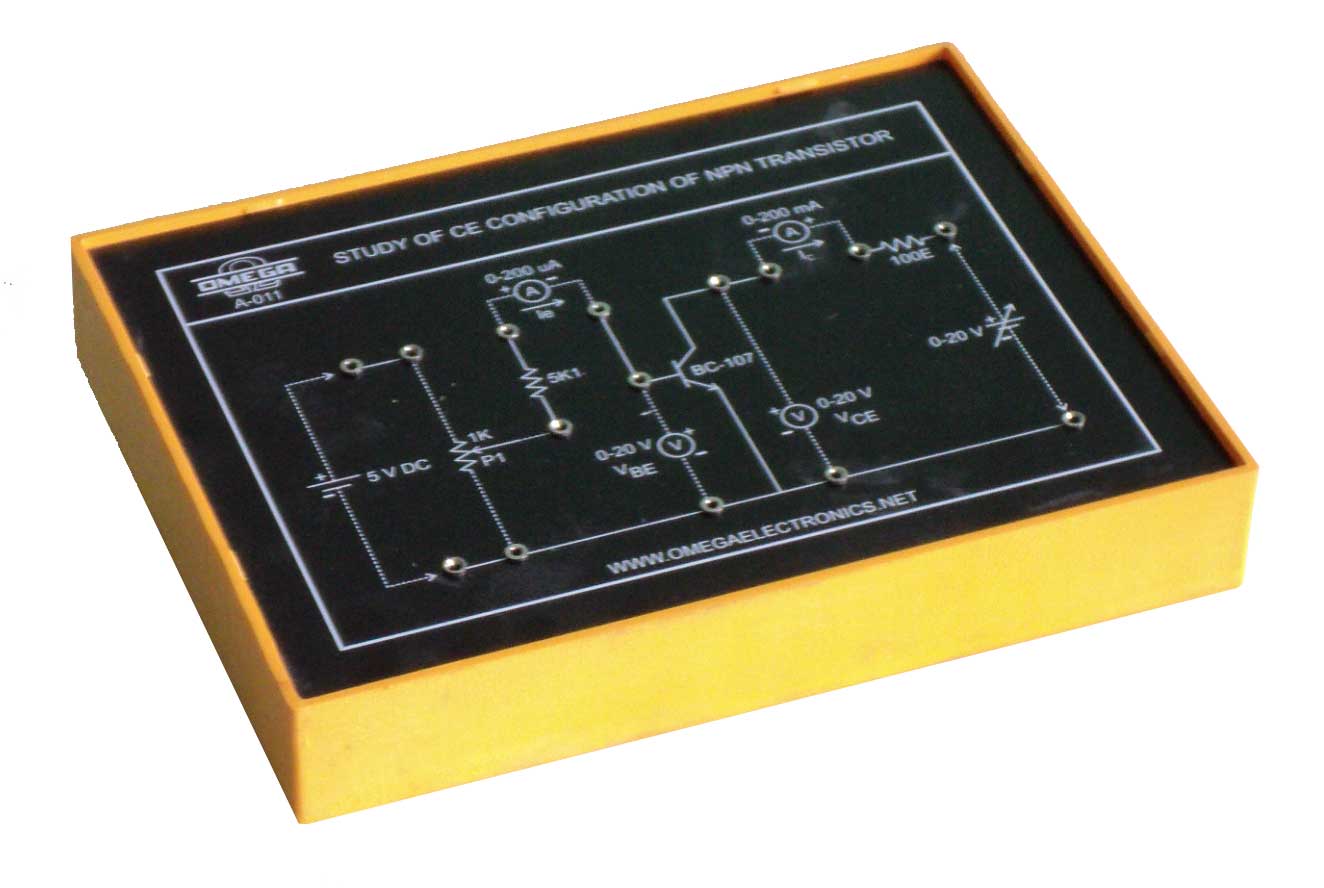 Study Of CE Configuration Of NPN Transistor