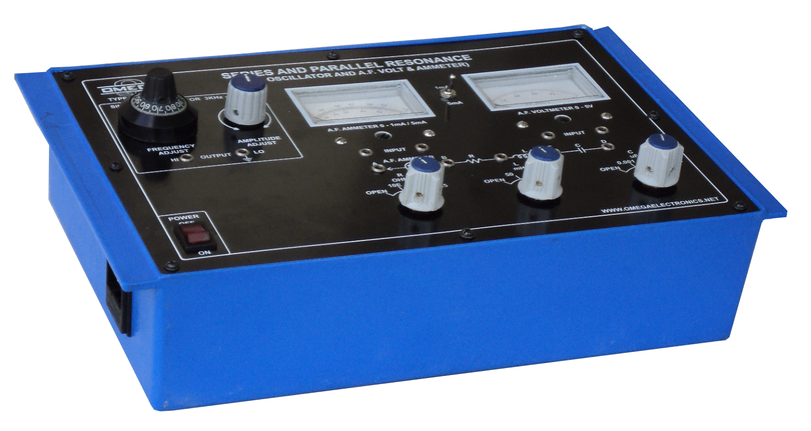 Series & Parallel Resonance (with oscillator and A.F. voltmeter & ammeter)