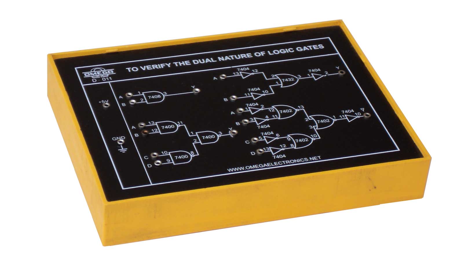 To Verify The Dual Nature Of Logic Gates