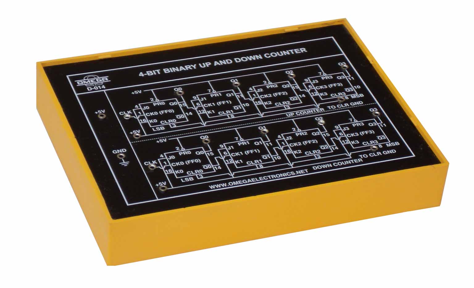 4 Bit Binary Up And Down Counter