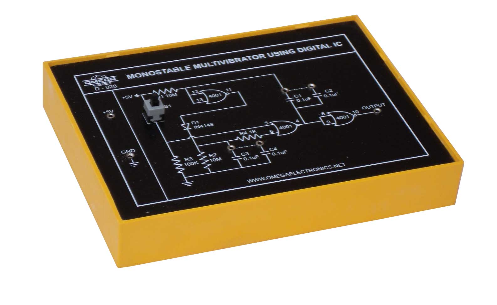 Monostable Multivibrator Using Digital IC