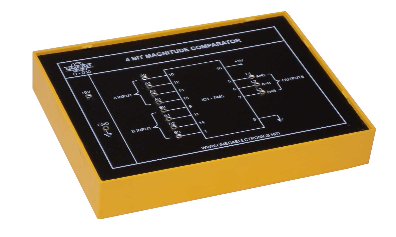 4 bit magnitude comparator ic number