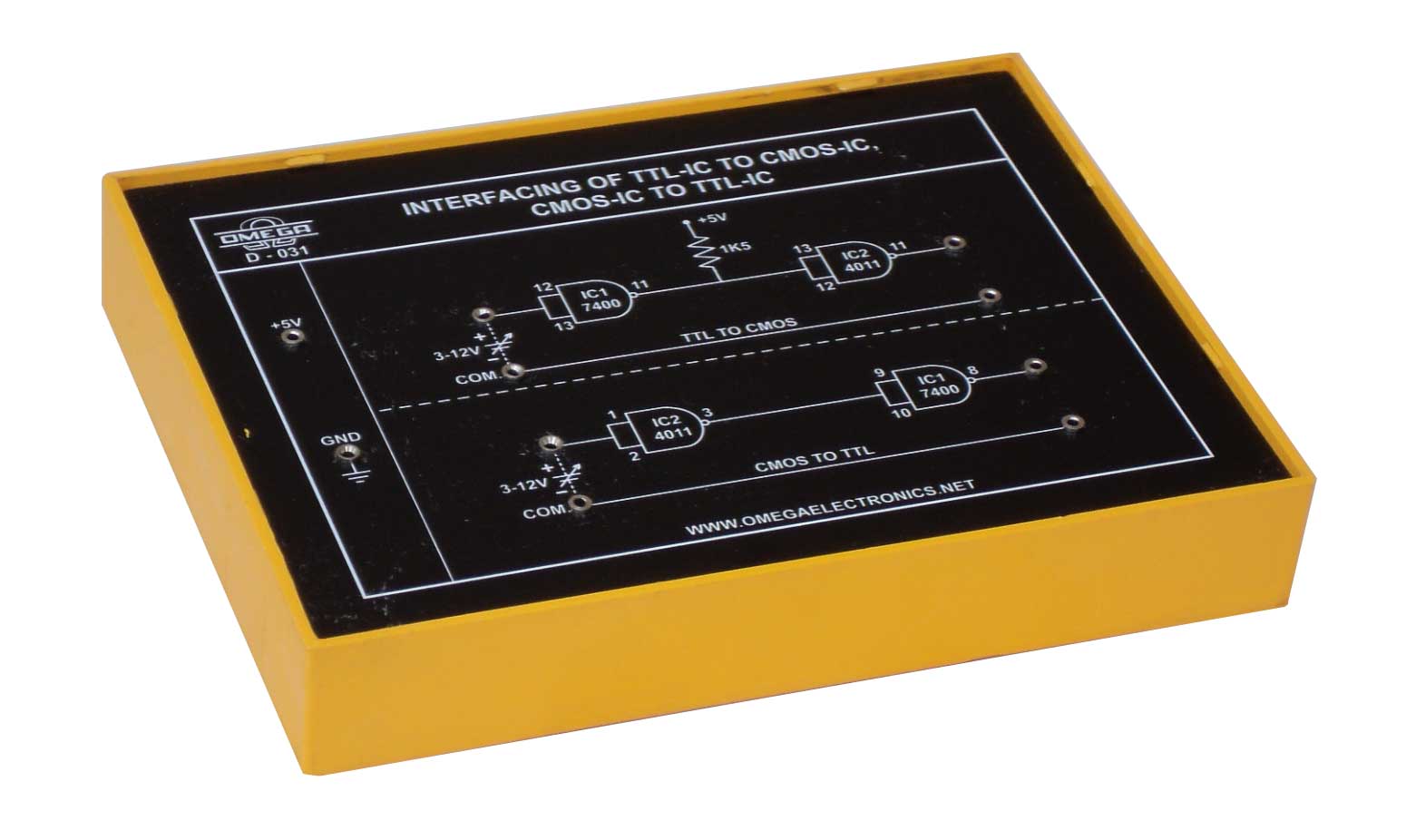 Interface Of TTL-IC To CMOS-IC & CMOS IC To TTL-IC