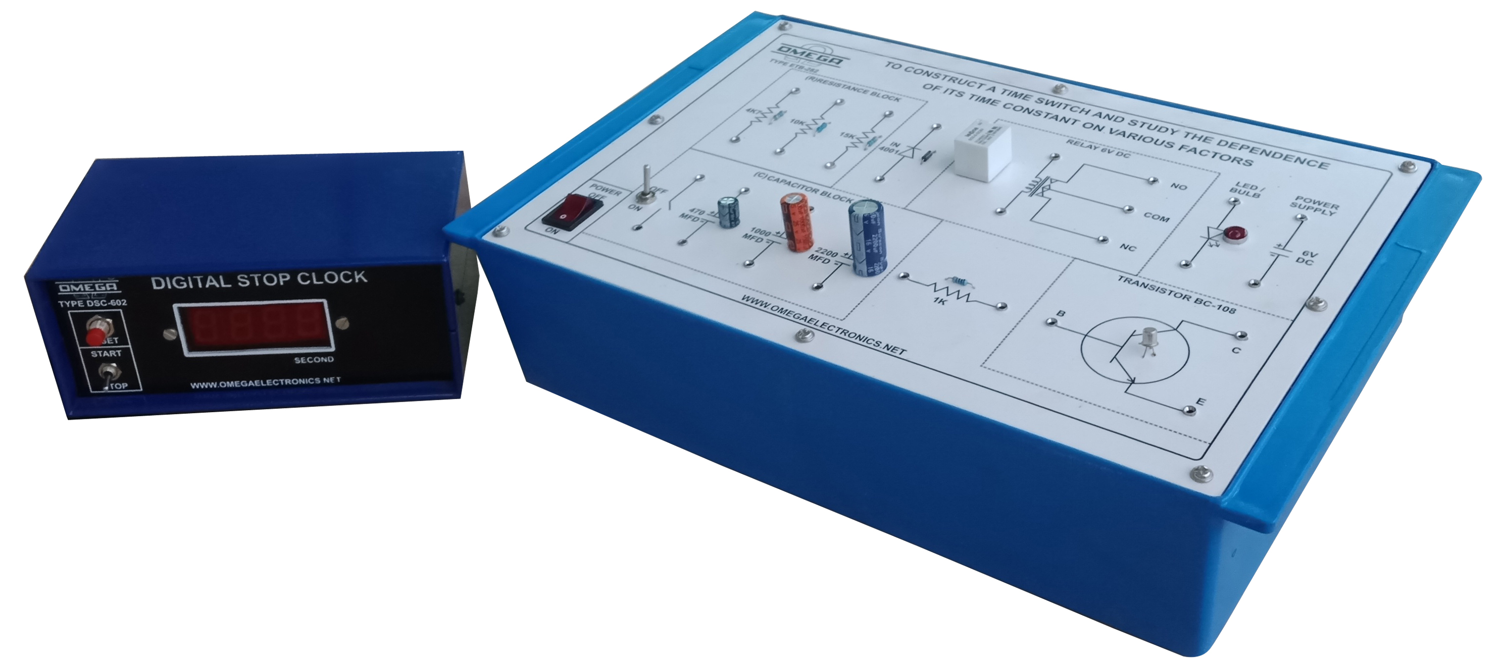 TO CONSTRUCT A TIME SWITCH AND STUDY THE DEPENDENCE OF ITS TIME CONSTANT ON VARIOUS FACTORS