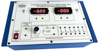 V-I CHARACTERISTICS OF A ZENER  DIODE AND ITS USE  AS VOLTAGE REGULATOR