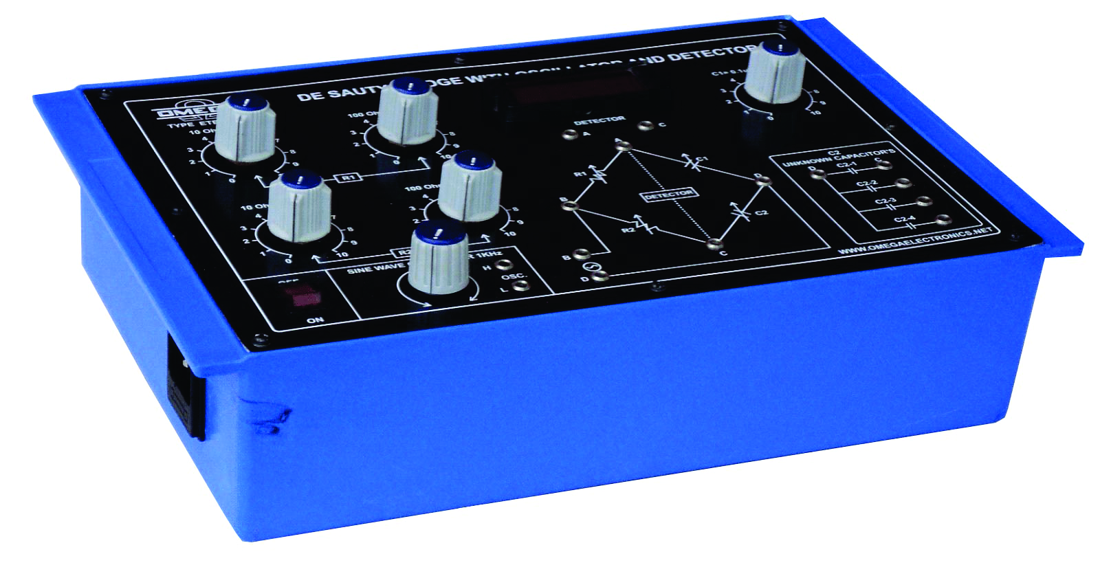 DE-SAUTY  BRIDGE WITH OSCILLATOR AND DETECTOR