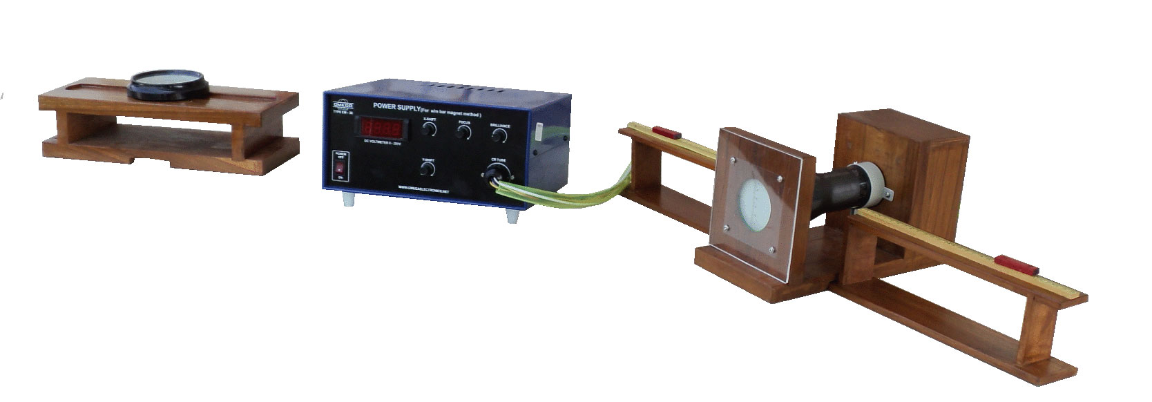 e/m Apparatus Bar Magnet Method (Thomson Method)