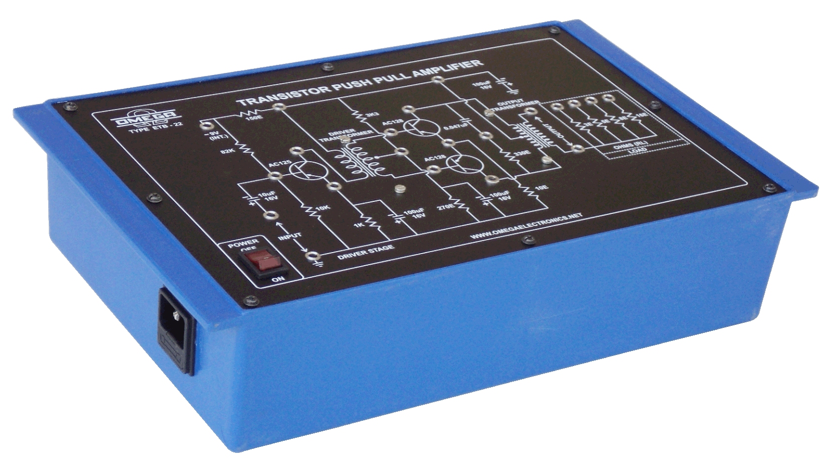 Push Pull Amplifier with power supply