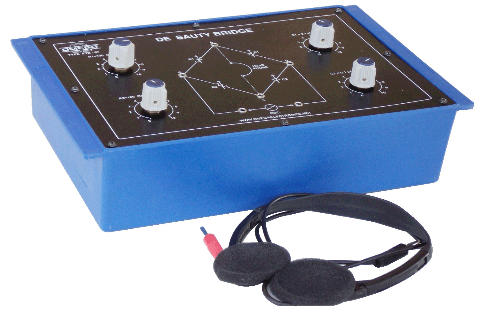 measurement of capacitance by de sauty bridge experiment