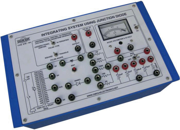 Integrating System Using  Junction Diode  with power supply and 1meters