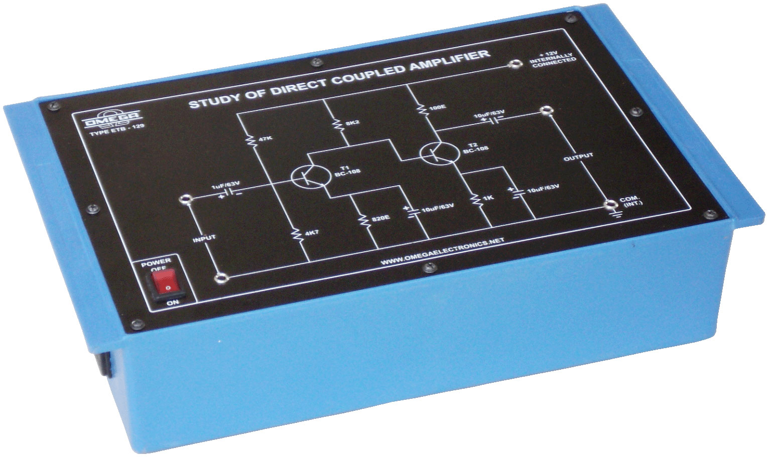 Study of Direct Coupled Amplifier and its frequency  response  with power supply