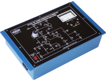 Study of Complimentary-Symmetry Transistor Power Amplifier  with power supply and 1 meters