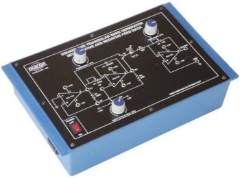 Square and Triangular Wave Generator with Positive & Negative feedback  with power supply (using OP-AMP)