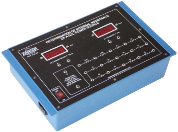 Determination of internal resistance of a D.C. power source with Power Supply and 2 digital meters (C.R.)