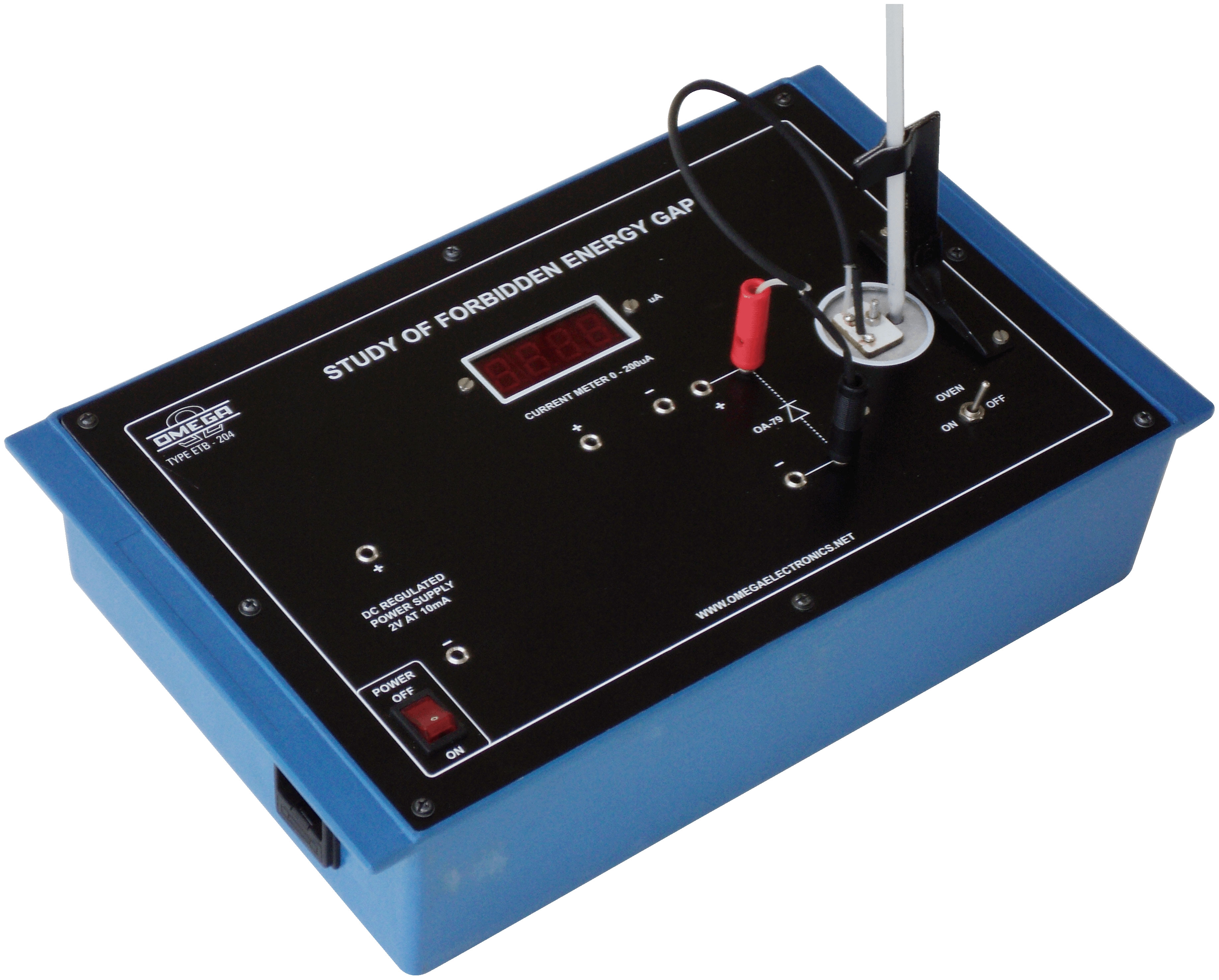 Study of Forbidden Energy Gap with P/S & 1 digital meter (C.R.)