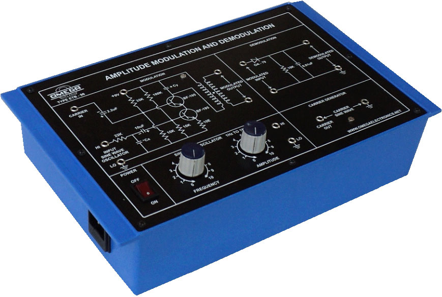 Amplitude Modulation and Demodulation  with power supply