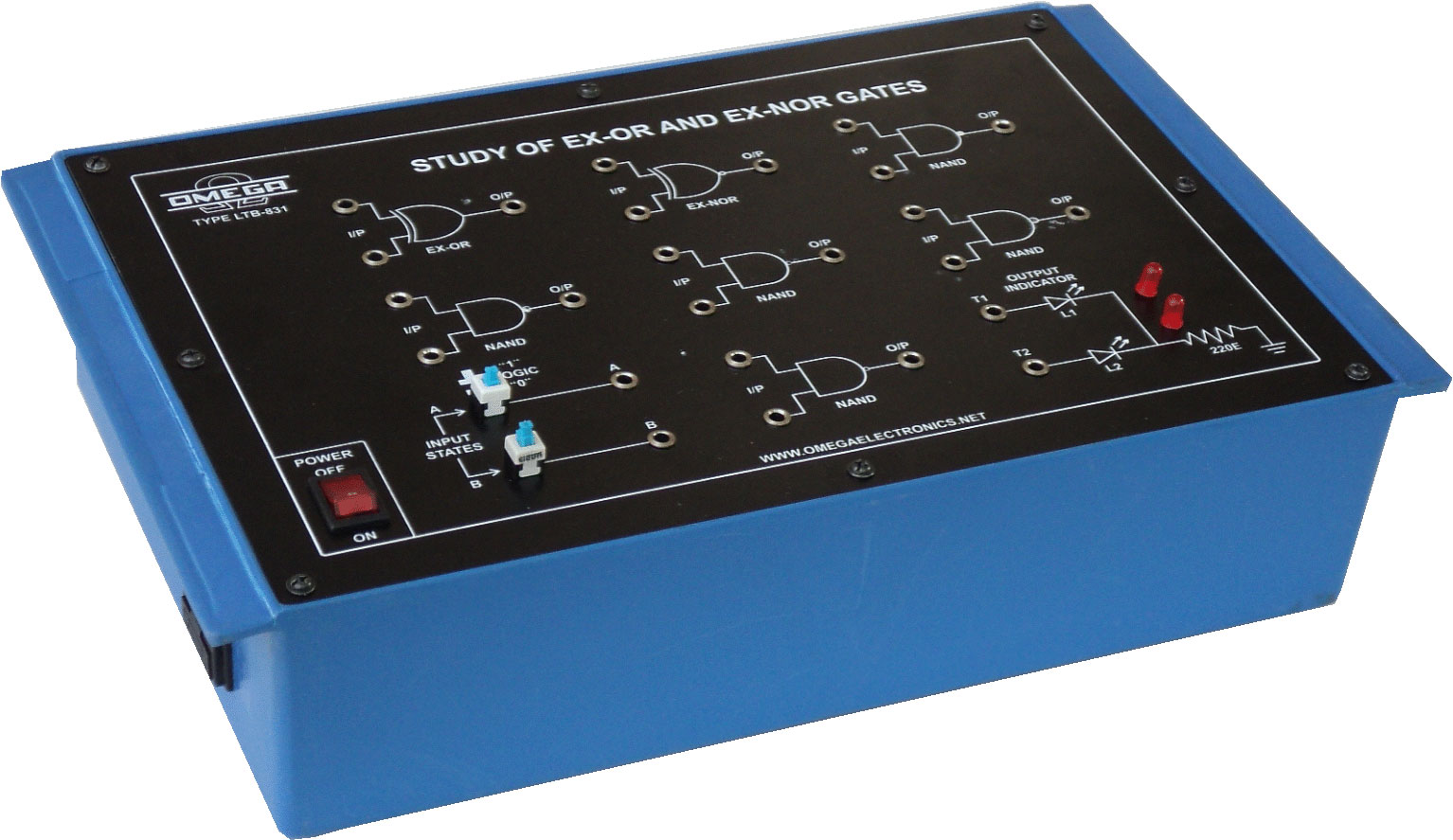 Study of EX-OR and EX-NOR Gates with Power Supply (C.R.)