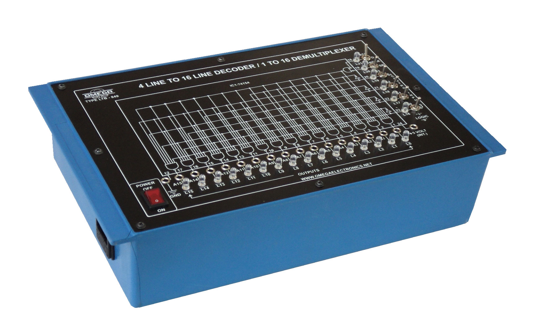 4 Line to 16 Line Decoder/1 to 16 Demultiplexer with P/S (C.R.)