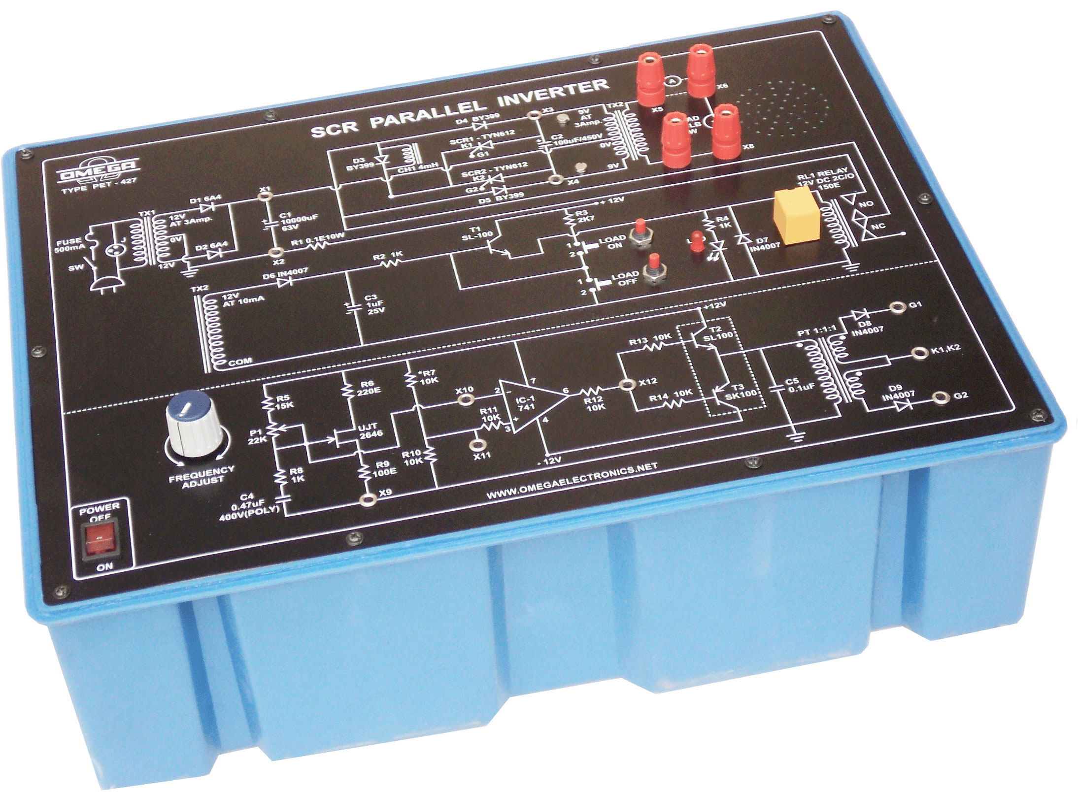 SCR Parallel Inverter with Power Supply