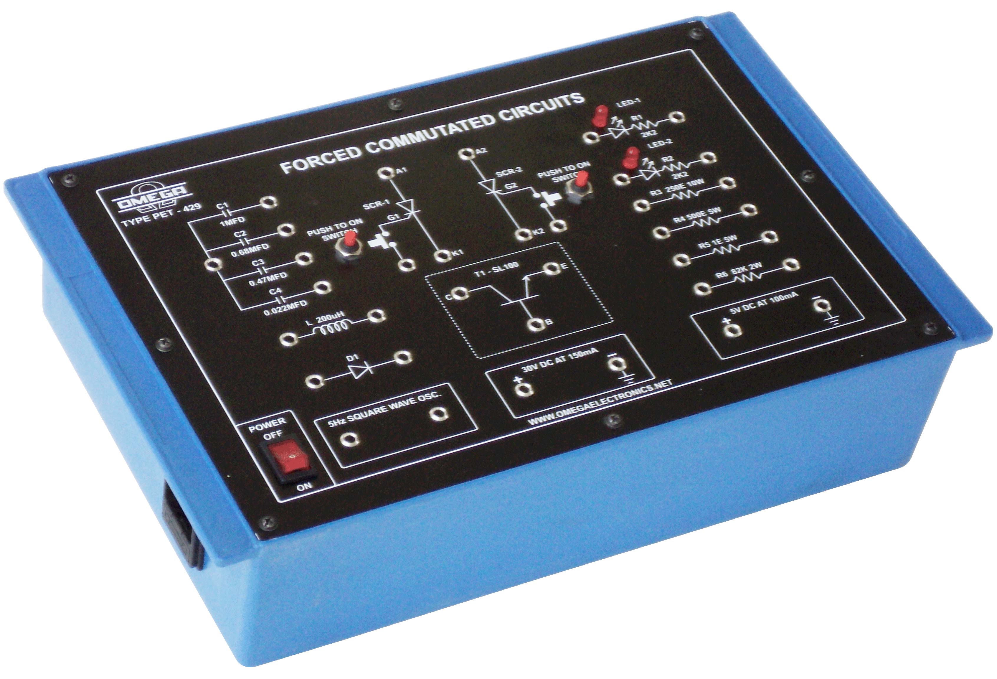 Forced Commutated Circuits with Power Supply