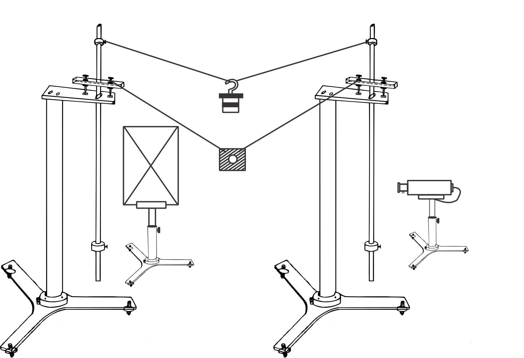 Study of excitation of normal modes and frequency splitting measurements using Coupled Oscillators (C.R.)